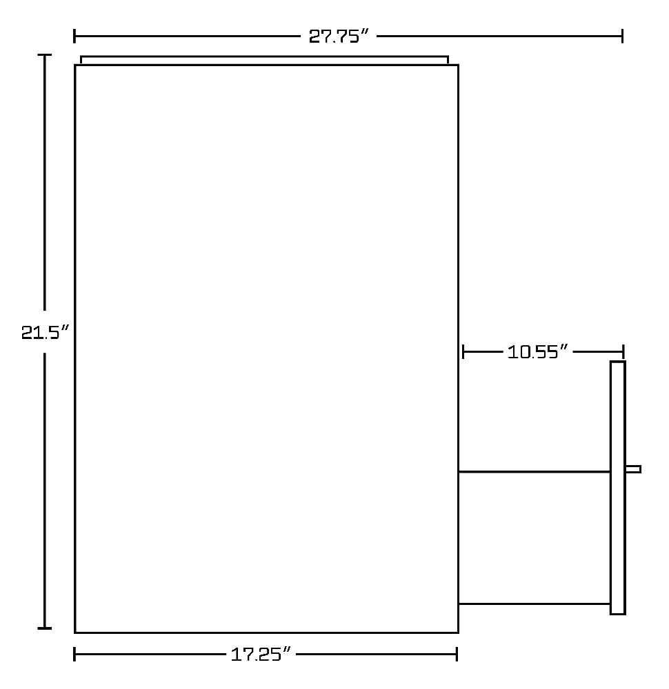 48-in. W Wall Mount White Vanity Set For 1 Hole Drilling