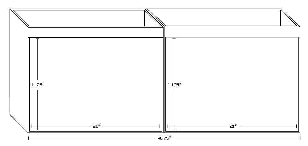 48-in. W Wall Mount White Vanity Set For 1 Hole Drilling