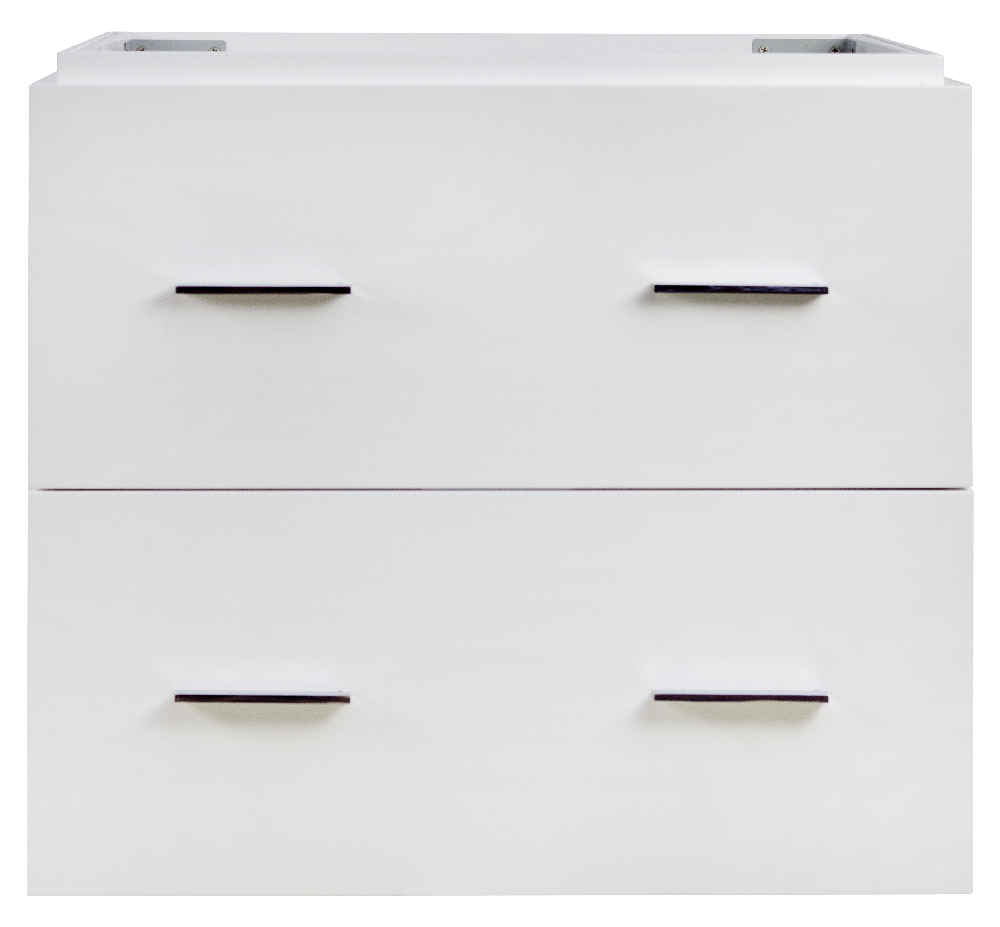 48-in. W Wall Mount White Vanity Set For 1 Hole Drilling